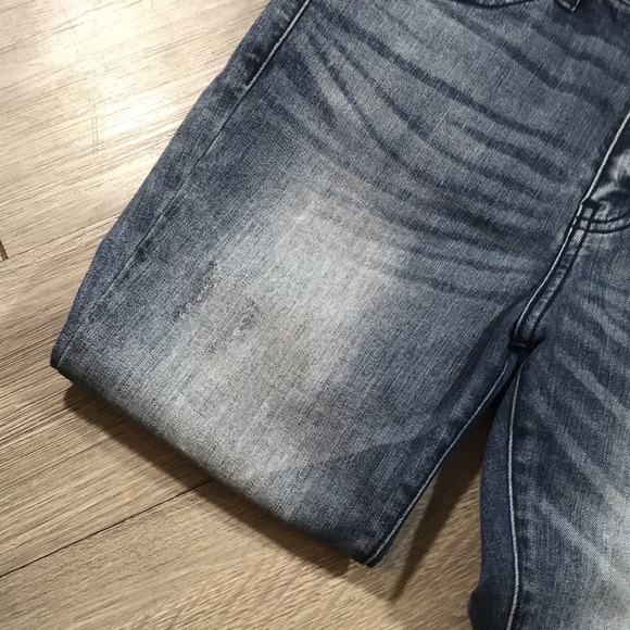 KanCan KC8356M Distressed Medium Rise Busted Knee Skinny Jeans size 27 - Picture 8 of 13